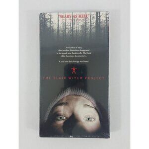 The Blair Witch Project 1999 VHS Hi-Fi Dolby Rated R Horror Sealed New